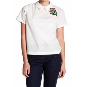 LUSH Reversible Button Down Top